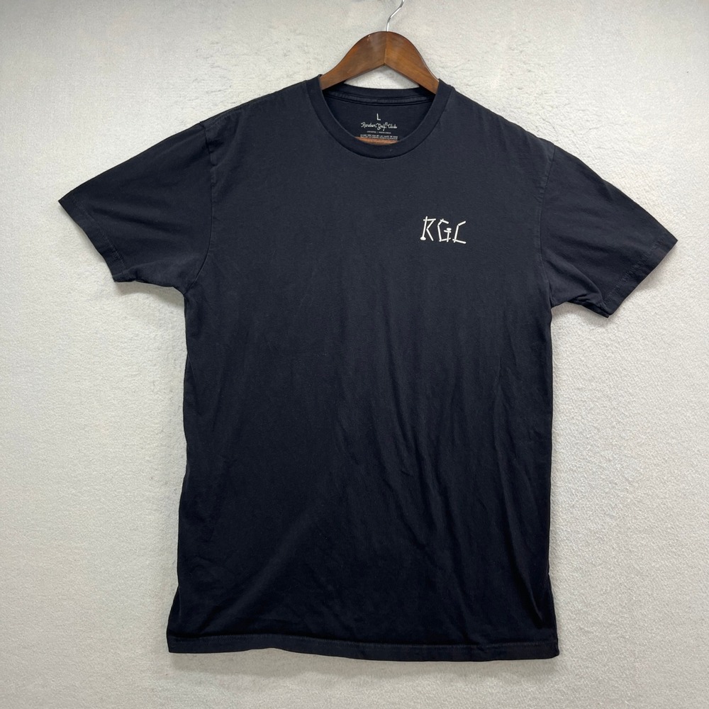 Random Golf Club T-Shirt Mens L Black RGC Cotton Golfcore Streetwear Skull Tee